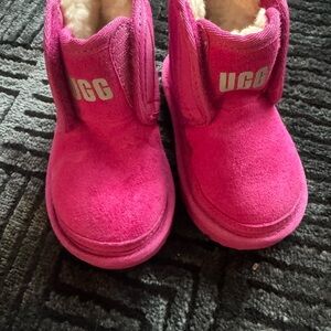 UGG Fuchsia Suede Boots
